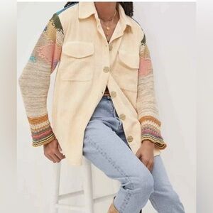 Pilcro corduroy shacket